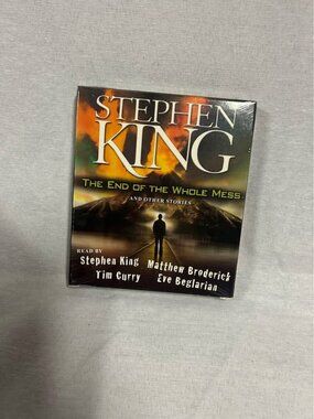 New Sealed Audiobook on CD titled The End of the Whole MessS Stephen King